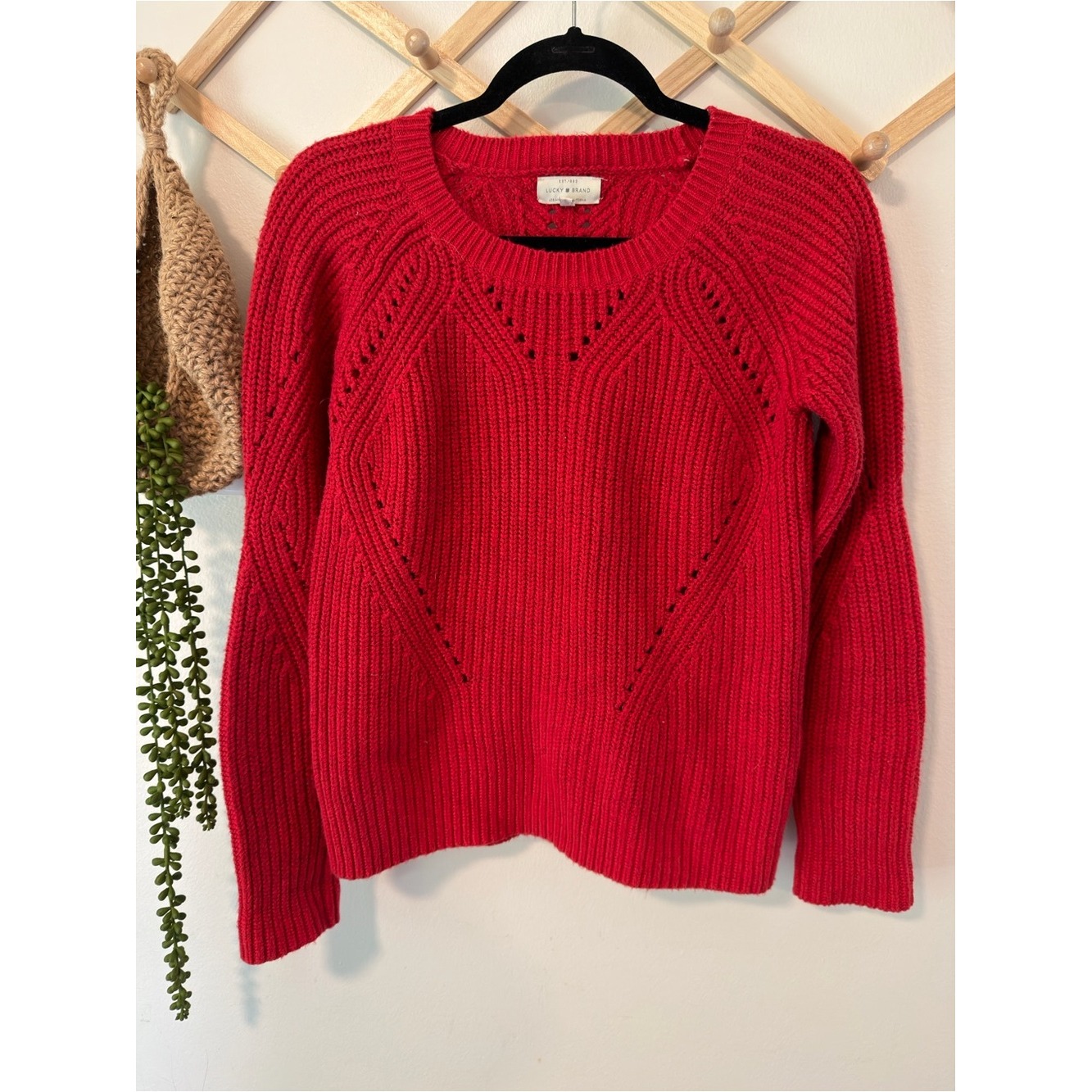 Lucky Brand Sweater Xs Red